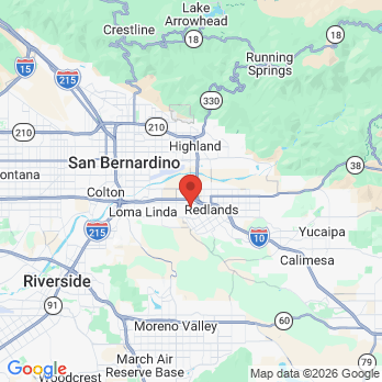 Map to Melissa S. Chun DDS, Exceptional Dentistry office in Redlands, CA