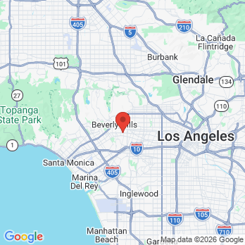 Map to Emanuel Gottlieb, DDS A PDC office in Beverly Hills, CA
