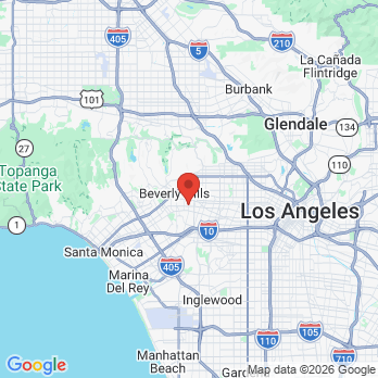 Map to Robertson Dental Group-Dr. Michael Jacobson office in Los Angeles, CA