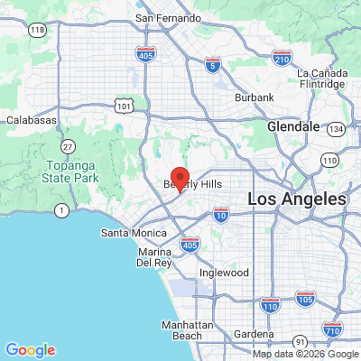 Map to Century City Smiles & Orthodontics office in Los Angeles, CA