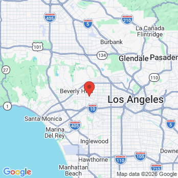 Map to GERALD NAFTALIN DDS. office in Los Angeles, CA