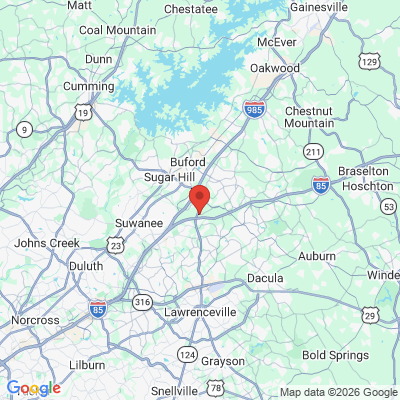 Map to  office in Buford, GA