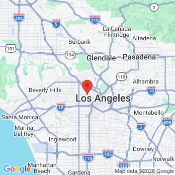 Map to Party Time Childrens Dental office in Los Angeles, CA