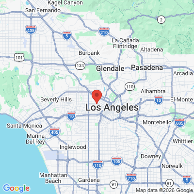 Map to Party Time Childrens Dental office in Los Angeles, CA