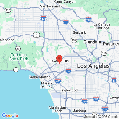 Map to  office in Beverly Hills, CA