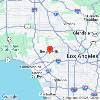 Map to Armine Nazarian, DMD, INC. office in Beverly Hills, CA