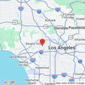 Map to Mitchell H. Galper, DDS, APC and Carly Martin, DMD office in Los Angeles, CA