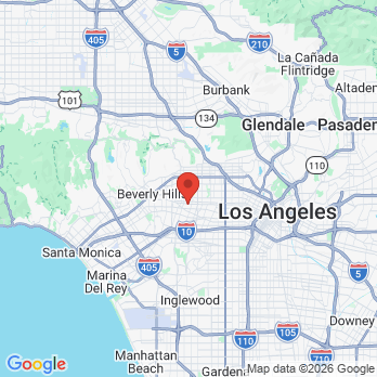 Map to MIRACLE SMILE DENTISTRY office in Los Angeles, CA
