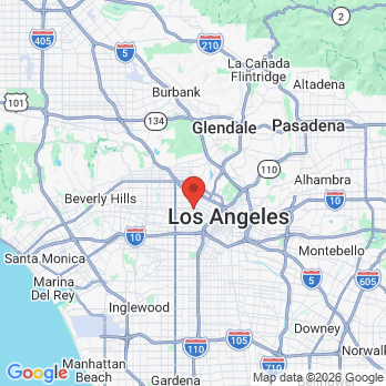 Map to Wilshire Dental Group office in Los Angeles, CA