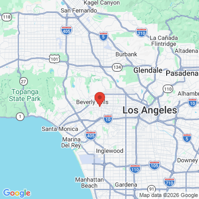 Map to  office in Beverly Hills, CA