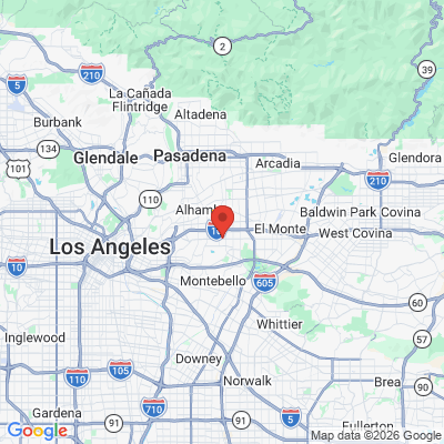 Map to  office in Rosemead, CA