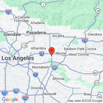Map to Anthony S. Pan, D.M.D., Inc. office in South El Monte, CA