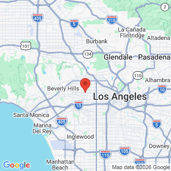 Map to dans office in Los Angeles, CA
