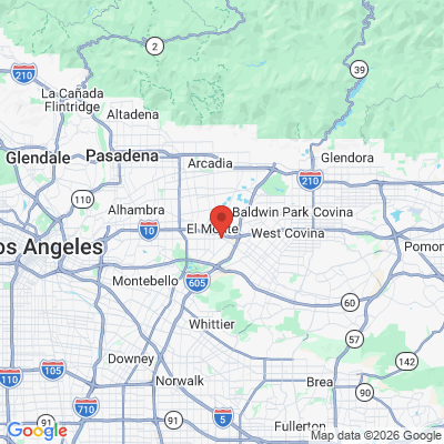 Map to  office in El Monte, CA