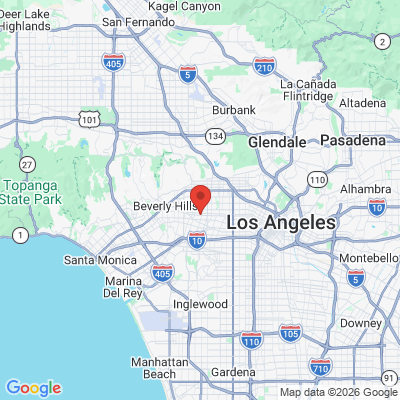 Map to Forever Smile Dental Care office in Los Angeles, CA