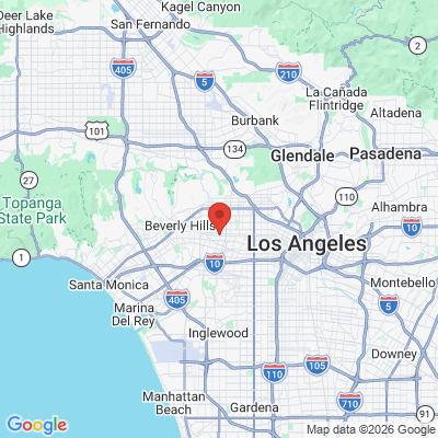 Map to Find Your Smile Aesthetics office in Los Angeles, CA
