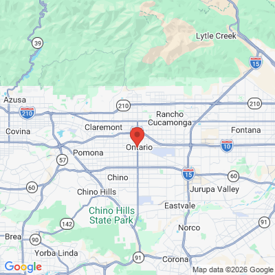 Map to  office in Ontario, CA