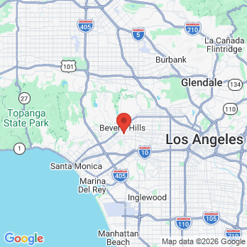 Map to Joseph Goodman DDS  office in Beverly Hils, CA