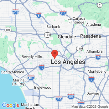 Map to Los ANgeles center for Endodontics office in Los Angeles, CA