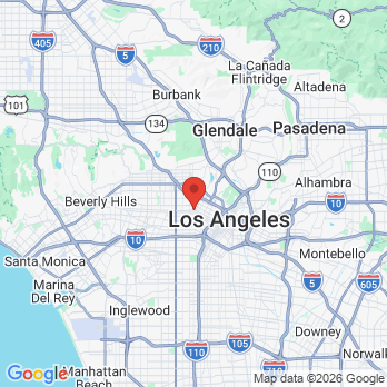 Map to Symphony.dental office in Los Angeles, CA