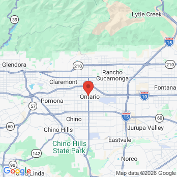 Map to Euclid Family Dentistry office in Ontario, CA