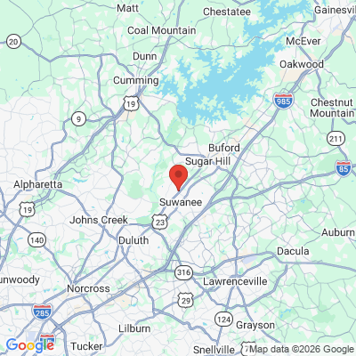 Map to  office in Suwanee, GA