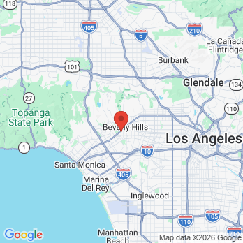 Map to Avi Donitza, DMD office in Beverly Hills, CA