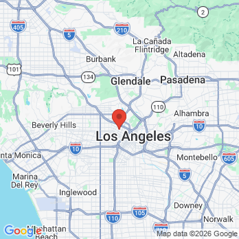 Map to UHH Dental office in Los Angeles, CA
