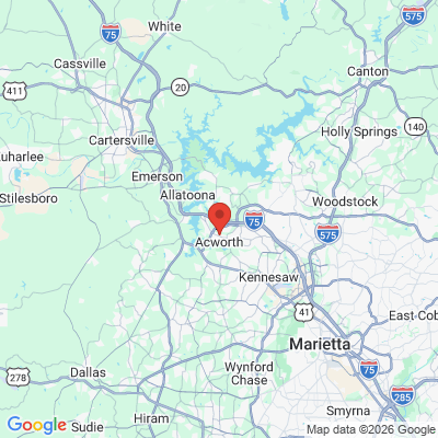Map to  office in Acworth, GA