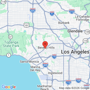 Map to Kenneth M. Yates, DDS/Murray S. Kaufman, DDS, MD office in Beverly Hills, CA