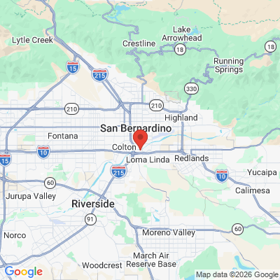 Map to  office in San Bernardino, CA