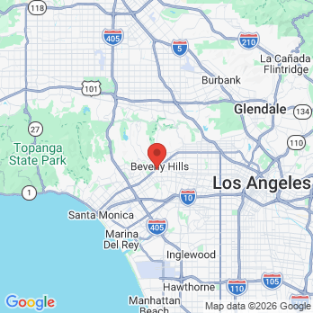 Map to Beverly Hills Aesthetic Dentistry, Jamielynn M. Hanam-Jahr, DDS, PC office in Beverly Hills, CA