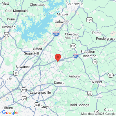 Map to  office in Dacula, GA