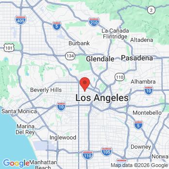 Map to Just Smile Dental Center office in Los Angeles, CA