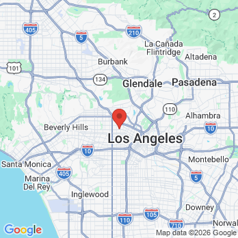 Map to Dental Playground office in Los Angeles, CA