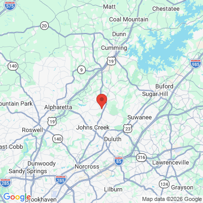 Map to  office in Suwanee, GA