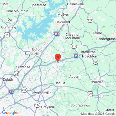 Map to  office in Dacula, GA