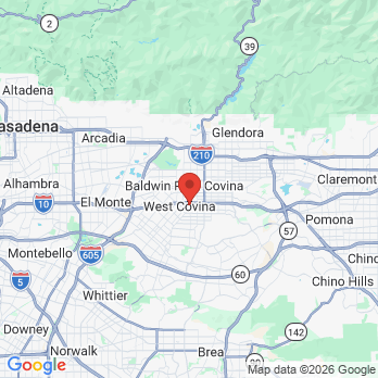 Map to Primary Office office in West Covina, CA