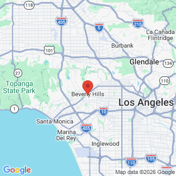 Map to Periodontal and Implant Specialists of Beverly Hills office in Beverly Hills, CA