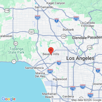Map to LanVi Do DDS office in Beverly Hills, CA