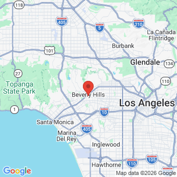 Map to LanVi Do DDS office in Beverly Hills, CA