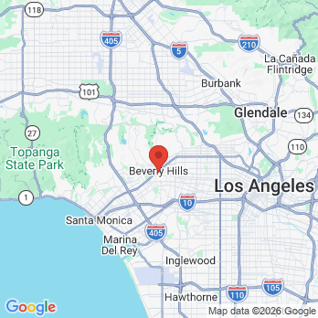 Map to SNC Dental office in Beverly Hills, CA