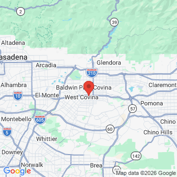 Map to San Gabriel Valley Oral & Facial Surgery office in West Covina, CA