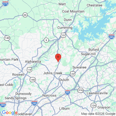 Map to  office in Suwanee, GA