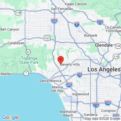 Map to Campus Smiles-UCLA office in Westwood, CA
