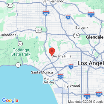 Map to Campus Smiles Dental @ UCLA  office in Los Angeles, CA