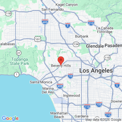 Map to  office in Beverly Hills, CA