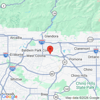 Map to Primary Office office in West Covina, CA