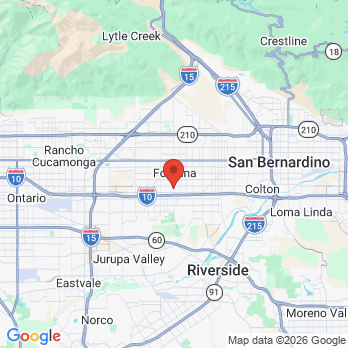 Map to Primary Office office in Fontana, CA
