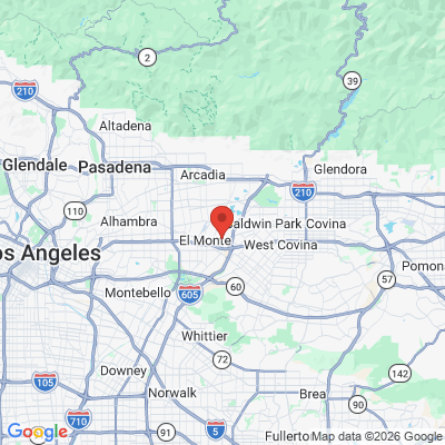 Map to  office in El Monte, CA